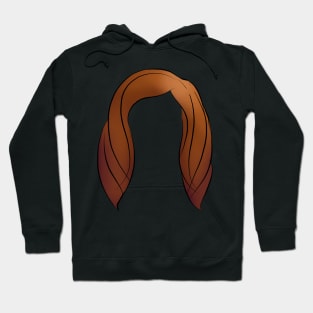 Brunette Hair Hoodie